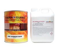 Thermoguard Fire Retardant Varnish Basecoat 20m² Pack | for Internal & External Use on Wood & Timber