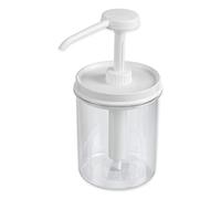 Thermohauser Acrylic Dosing Dispenser Round Transparent Volume 950 ml Hub 20 ml