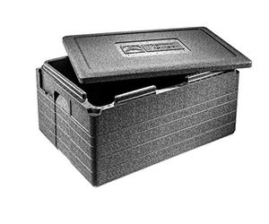 thermohauser expanded polypropylene insulation box GN 1/1 Gastrostar with Lid - 50 Litre Volume - 60 x 40 x 33 cm - 5-Colour Insert Card Set