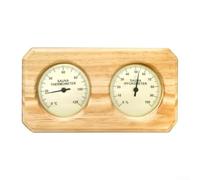 Thermohygrometer with Fahrenheit Scale Intended for For sauna Environments Requiring Precise Environmental Tracking (Horizontal)