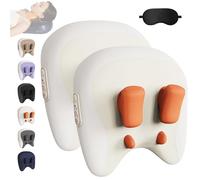 ThermoKnead Neck & Shoulder Massager, ThermoKnead 4D Neck and Waist Massager, Three Modes and Strengths. 42°C Precise Heat, Four Titanium Massage Nodes, Relax Your Necks and Waist (White*2)