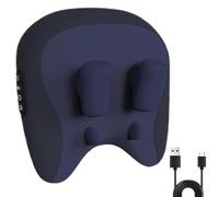 ThermoKnead Neck & Shoulder Massager, ThermoKnead 4D Neck Massager, Four Titanium Massage Nodes, Three Modes and Strengths, Deeply Relax Necks (Dark Blue)