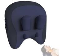 ThermoKnead Neck & Shoulder Massager, ThermoKnead 4D Neck Massager, Three Modes and Strengths, Four Titanium Massage Nodes (1Pc Blue)