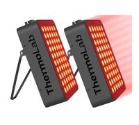 ThermoLab™ Aura 300W Red Light Therapy Panel 660nm 850nm Pack of 2 | Cover twice the area in one session, Two panels for full body or two rooms, Dual 660nm and 850nm, Ready in 5 minutes