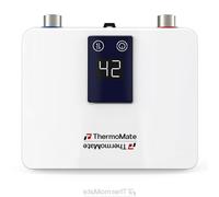 ThermoMate ET055 Electric Instantaneous Water Heater, 5.5kW Hand Wash Water Heater with LED Display for Kitchen Bathroom Sink Over/Under Sink Water Heaters, 220V