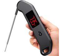 ThermoMaven Meat Thermometer Digital - 1s Instant Read, Food Cooking Thermometer Precise ±0.3℃ NIST Certified, IP65 Waterproof Magnetic Store, Large Bright LED Display