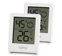 Baros Digital Indoor Thermo Hygrometer, White, Pack of 2 - 00222233