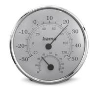 Thermometer and hygrometer "Saipan", silver/grey