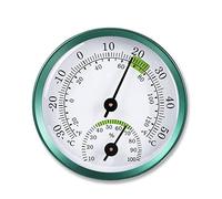 Thermometer Hygrometer, 2 In 1 Stainless Steel Auto Measure Thermometer, Temperature Humidity Meter, Clear Reading Display, for Home Office