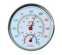 Thermometer Hygrometer Desktop Temperature Wall Mounted Humidity Gauge Meter Monitor Indoor Outdoor Use Humidity Thermometer With Suction Cup For Indoor Outdoor Wall