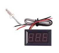 Thermometer Meter, DC 4.0V-28V Industrial Digital Thermometer K-Type M6 Thermocouple Tester Digital LED Display