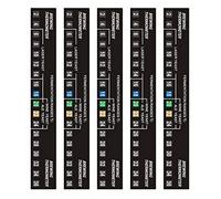 Thermometer Strip,Stick-on Thermometer,5/10pcs Digital Home Brewing Thermometer Self Adhesive Homebrew Temperature Sticker Temperature Sensor Reader for Wine Beer Home Brew Aquarium Fish Tank