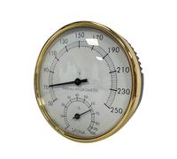 Thermometers Hygrometer Wall Mounted Waterproof Temperature Humidness Measurement Meter for Bathroom Sauna Room Pool Bath Thermometers