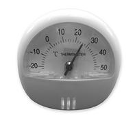 THERMOMETERS- White Magnetic Plastic mini thermometer - Portable with Monitor Stand - Temperature and Humidity Rating - Ideal for Refrigerator - Indoor and Outdoor Use.