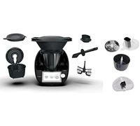 Thermomix TM6 + Potato Peeling Attachment + Vegetable Grater - Large Set (Black)