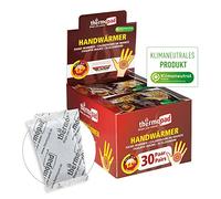 THERMOPAD hand warmers - THE ORIGINAL: 10 or 30 pairs of heat pads for 12 hours of warmth I Ready-to-use pocket warmers I Extra warm heating pads - ideal for outdoor activities & gloves