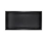 Thermopanel 304 Stainless Steel Recess Shower Niche - Matte Black (610 X 305 X 103mm)