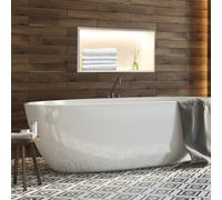 Thermopanel Stainless Steel Recess Shower Niche - White - 610 X 305 X 103mm - Led