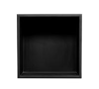 Thermopanel Stainless Steel Shower Niche With Led Lighting - Matte Black (80mm Depth) - 305 X 305 X 80mm