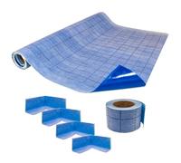 Thermopanel VeloSeal Self Adhesive Sealing System Kit - Waterproof Membrane and Tape for Fast, Mess-Free Bathroom Installation, Ideal for Tiled and Slab Floors, 10m²