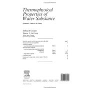 Thermophysical Properties of Water Substance: Students' Tables in SI Units