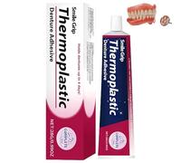 Thermoplastic Denture Adhesive, Comfortable Non-Glue Long Holding Reliner, Dental Glue for Teeth, Improves Fit, Comfort and Stability for Loose Dentures (1 PCS)
