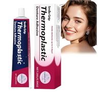 Thermoplastic Denture Adhesive Cream,Convenient Dental Glue for Teeth,Denture gel,Denture Adhesive for Teeth Repair,Long Lasting Tooth Glue,Professional Denture Repair Adhesive Kit