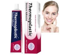 Thermoplastic Denture Adhesive,Secure Waterproof Denture Repair Glue,False Teeth Silicone Reline Kit,Comfortable Dental Adhesive Cushions for Strong Dentures Fixation,Waterproof Denture Adhesive