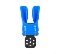 Thermoplastic Diving Mouthpiece Compatible with Snorkel Breathing Tube Regulator for Personalized Bite Profile and Stable Positioning (White)