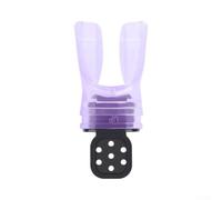 Thermoplastic Diving Mouthpiece Moldable Breathing Tube Regulator For Snorkel Soft Comfortable Bite Structure Long Lasting Reusable Scuba Gear Accessory In Lavender Color(Pink Purple)