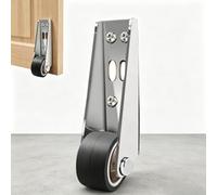 Thermoplastic Rubber Gate Caster Wheel with Screws, Heavy-Duty Small Directional Door Drooping Support Wheel for Wooden Garden Gate & Yard Fence，1pc