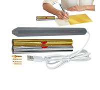 Thermoprinting Pen With 4 Metal Tips And USB Powered | Hot Stamping Tool with Gold Foil For Scrapbooking Drawing Cards Work On