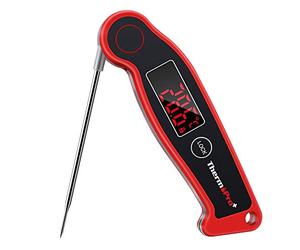 ThermoPro TP19 Waterproof Food Thermometer Thermocouple Instant Read Cooking Thermometer for Kitchen BBQ Digital Meat Thermometer with Ambidextrous Backlit for Candy Jam Chocolate
