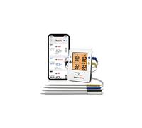 ThermoPro TP25 Bluetooth Meat Thermometer with 4 Temperature Probes Smart Wireless Digital Cooking Food BBQ Thermometer for Grilling Smart Oven T