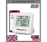 ThermoPro TP357 Bluetooth Hygrometer Mini Room Thermometer Indoor with Alerts