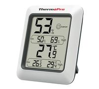 ThermoPro TP50 Digital Thermo-Hygrometer Indoor Room Thermometer with Max and Min Recording, Humidity Meter with Climate Indicator for Room, Office and Climate Control Monitor