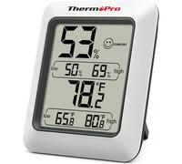 ThermoPro TP50 Digital Thermo-Hygrometer Indoor Room Thermometer with Recording and Climate Indicator for Room