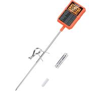 ThermoPro TP510 Waterproof Digital Candy Thermometer with Pot Clip, 8" Long Probe Instant Read Food Cooking Meat Thermometer for Grilling Smoker BBQ Deep Fry Oil Thermometer