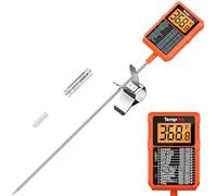 ThermoPro TP510 Waterproof Digital Candy Thermometer with Pot Clip, 8" Long Probe Instant Read Food Cooking Meat Thermometer for Grilling Smoker BBQ Deep Fry Oil Thermometer