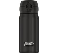 Thermos 12-Ounce Stainless Steel Direct Drink Double Wall Sport Bottle (Black)