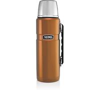 Thermos - Stainless King Copper Travel Flask (1.2L) - Premium Leak Proof Insulated Tea & Coffee Flask for Hot & Cold Drinks, Built-in Cup, Twist-Pour Stopper, BPA-Free, Durable Steel