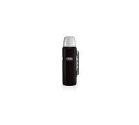 Thermos Stainless Steel King Flask Matt Black Portable Insulated Mug Drink 1.2L