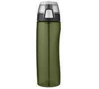 Thermos 24 Ounce Tritan Hydration Bottle with Meter, Olive Green