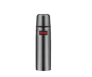 Thermos 4019.218.075 Vacuum Flask Light & Compact 3 cm, 0, 75 Litre Stainless Steel Vacuum Flask, grau, 7, 6 x 28
