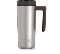 THERMOS ALTA SERIES Stainless Steel Mug 18 Ounce Matte Steel/Espresso Black