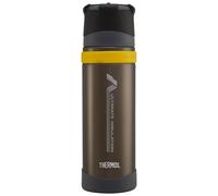 Thermos - Charcoal Ultimate Flask (500ml), Reusable Insulated Stainless Steel Thermal Coffee Cup for Hot or Cold Drinks, Vacuum Sealed Water Flask