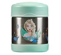 Thermos - Disney Frozen Food Flask (290ml) - BPA Free, Stainless Steel, Spill Proof, Elsa, Anna, Olaf Thermal Kids Flask with Personalised Name Labels for Lunch Box, 5 Hours Hot & 7 Hours Cold