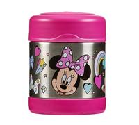 Thermos - Disney Minnie Mouse Food Flask (290ml) - BPA Free, Stainless Steel, Spill Proof, Daisy Duck, Thermal Kids Flask with Personalised Name Labels for Lunch Box, 5 Hours Hot & 7 Hours Cold