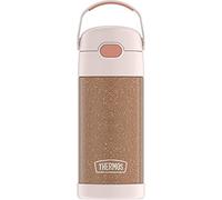 THERMOS F41020RGF6 FUNTAINER 12 Ounce Bottle, Stainless Steel, Glitter Rose Gold