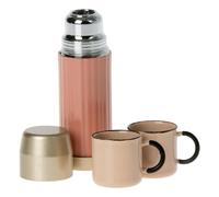 Thermos flask and cups Coral one size